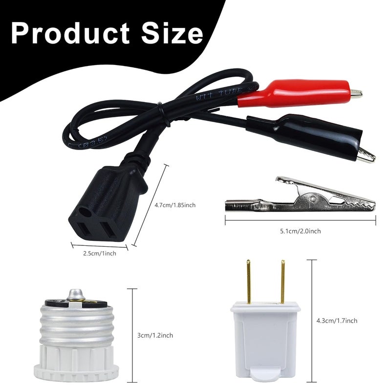 ZIBOO 69411 Circuit Breaker Finder Accessory Kit, Circuit Breaker Leads and Adapters Compatible with Klein Tools ET300 and ET310 - Image 2